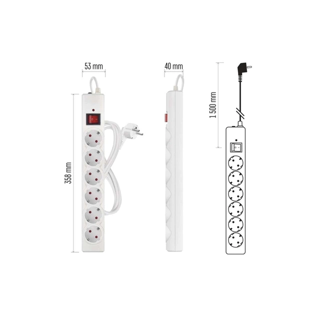 Мережевий подовжувач EMOS P54215 - picture 12