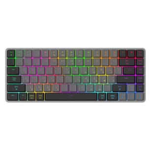 Клавиатура GamePro MK230R Red Swich Low Profile RGB Wireless/Bluetooth/USB Dark Gray (MK230R) изображение 1