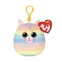 Мягкая игрушка Ty брелок Squish-A-Boos Кошка Heather 12 см (39561) - уменьшенное изображение 1