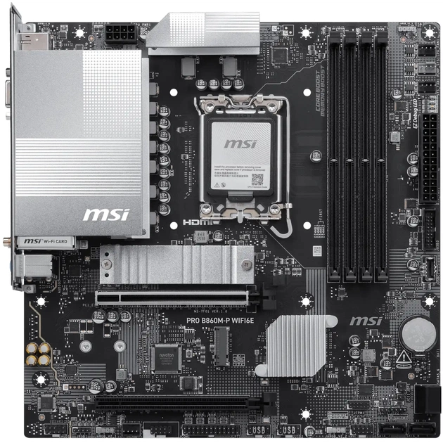 Материнська плата MSI PRO B860M-P WIFI6E - зображення 1