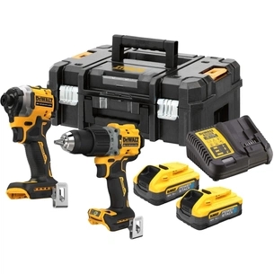 Набір електроіструментів DeWALT 18В XR Li-lon 2x5Ah, DCD805, DCF850, TSTAK (DCK2050H2T) зображення 1