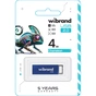 USB флеш накопичувач Wibrand 4GB Chameleon Blue USB 2.0 (WI2.0/CH4U6U) - зменшене зображення 2