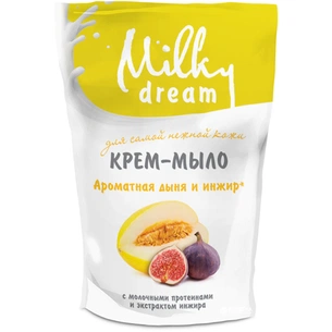 Рідке мило Milky Dream Ароматна диня та інжир дой-пак 500 мл (4820205300141) зображення 1
