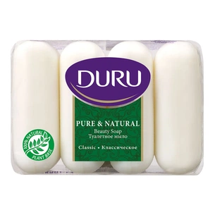Тверде мило Duru Pure & Natural Класичне 4 х 85 г (8690506429331) зображення 1