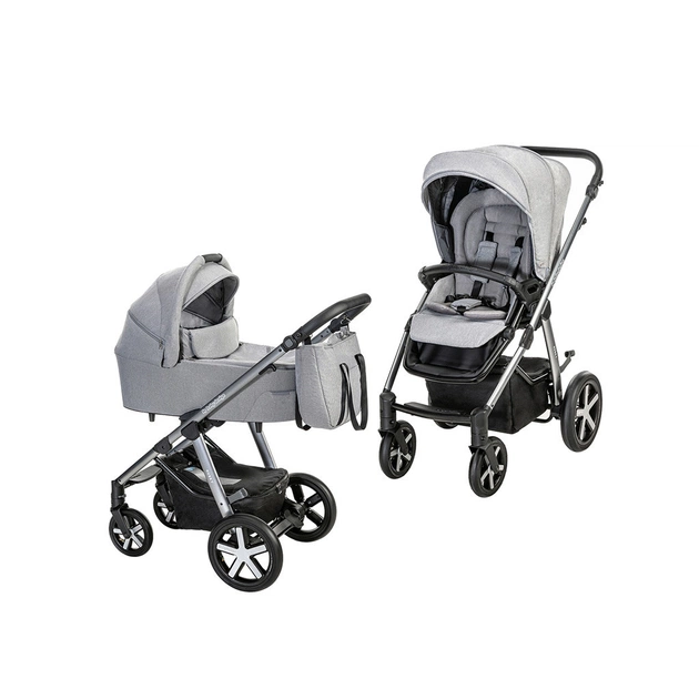 Коляска Baby Design 2 в 1 Husky NR 2021 107 SILVER GRAY (204371) - изображение 1
