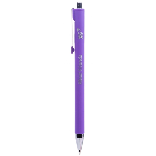Ручка кулькова Yes Lucky Pen автоматична 0,7 мм синя (411967) - изображение 1