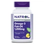 Вітамінно-мінеральний комплекс Natrol Омега-3 Риб'ячий Жир, 1200 мг, Omega-3 Fish Oil, 60 желатинових капсул (NTL04409) - зменшене зображення 1