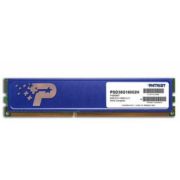 Модуль пам'яті для комп'ютера DDR3 8GB 1600 MHz Patriot (PSD38G16002H) - зображення 1