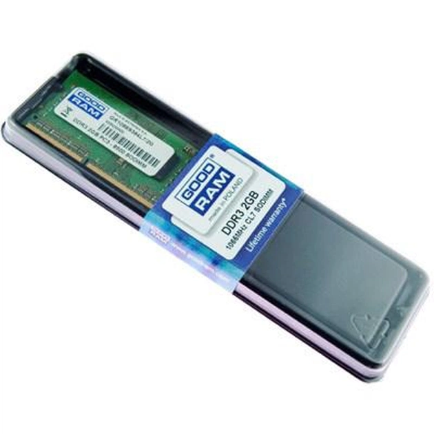 Модуль пам'яті для ноутбука SoDIMM DDR3 2GB 1066 MHz Goodram (W-AMM10662G / W-AMM10662GB9) - изображение 1