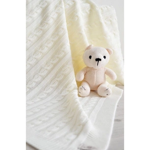 Плед Прованс Soft коси Молочний 140x180 см (11768) зображення 1