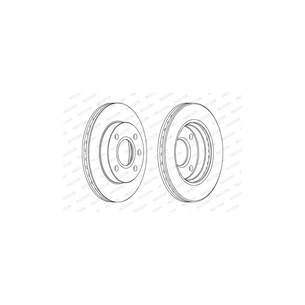 Гальмівний диск FERODO DDF766 зображення 1