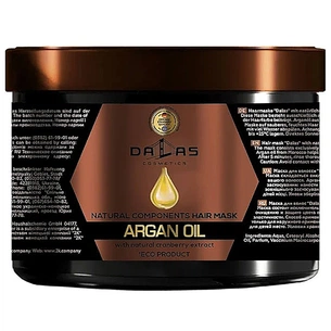 Маска для волосся Dalas Argan Oil з натуральним екстрактом журавлини й аргановою олією 500 мл (4260637729316) зображення 1