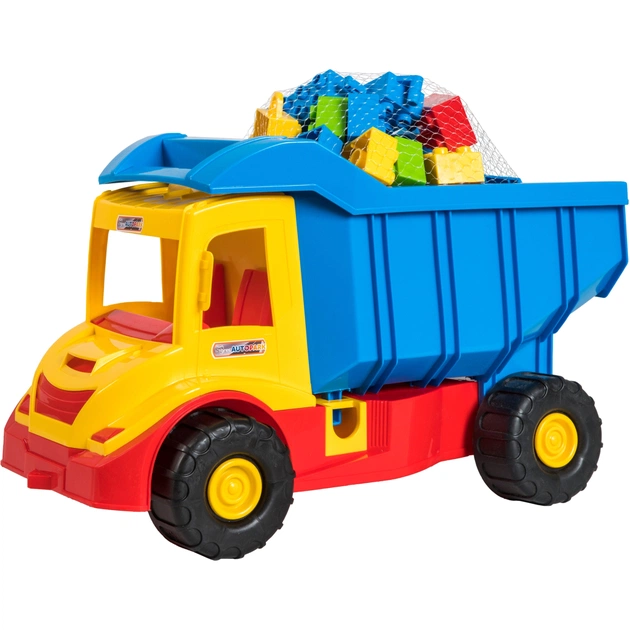 Машинка для дітей Tigres "Multi truck" вантажівка з конструктором жовтий (39221) - зображення 1