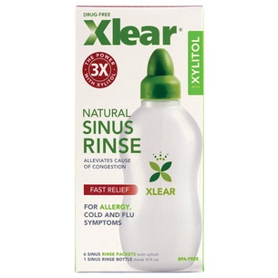 Мінерали Xlear сольовий засіб для промивання носових пазух із ксилітом (700596000063) зображення 1