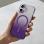 Чохол до мобільного телефона BeCover FIBRA Shock-Proof MagSafe Apple iPhone 17 Deep Purple (715442) - зменшене зображення 8