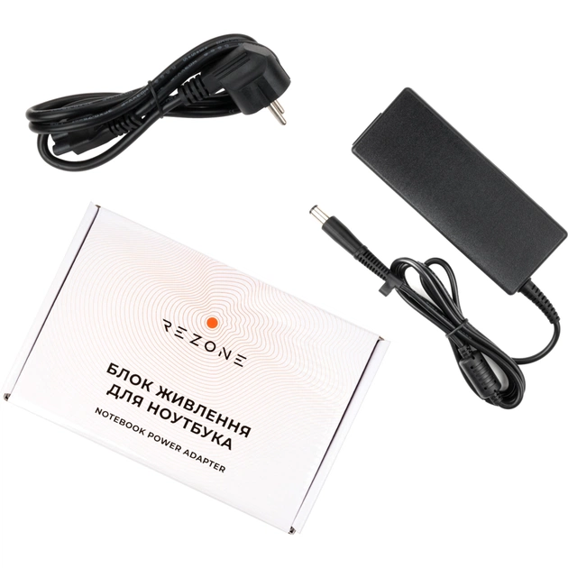 Блок живлення до ноутбуку Rezone HP 90W 19V 4.74A 7.4*5.0 (RZPSHP90197450) - изображение 1