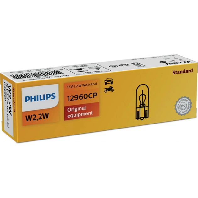 Автолампа Philips 2W (12960 CP) - зображення 1