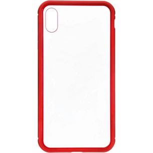 Чохол до мобільного телефона Armorstandart Magnetic Case 1 Gen. iPhone XS Max Clear/Red (ARM53391) зображення 1