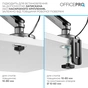 Кронштейн OfficePro MA901G Plus - зменшене зображення 9