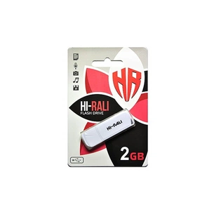 USB флеш накопичувач Hi-Rali 2GB Taga Series White USB 2.0 (HI-2GBTAGWH) зображення 1