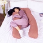 Подушка MirSon для вагітних та відпочинку Naturale Line №8002 U-подібна Riccarda (2200006178125) - зменшене зображення 2