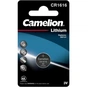 Батарейка CR 1616 Lithium * 1 Camelion (CR1616-BP1) - зменшене зображення 1