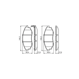Гальмівні колодки Bosch 0 986 495 353 зображення 1