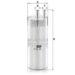 Фільтр паливний Mann WK7012 зображення 1