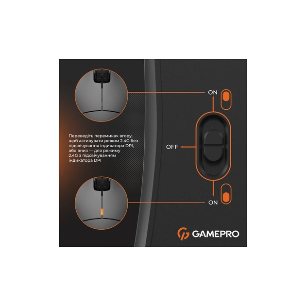 Мишка GamePro GM990B Wireless Black (GM990B) - picture 12