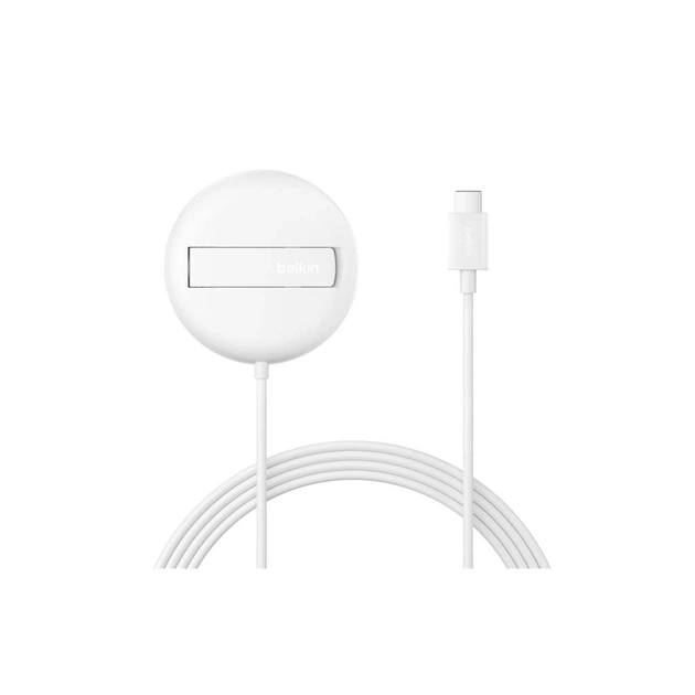 Зарядний пристрій Belkin UltraCharge Magnetic Kickstand 15В white (WIA011HQWH) - зображення 1