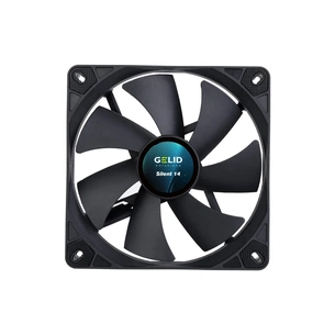 Кулер до корпусу Gelid Solutions Silent 14 Black 140 mm (FN-PX14-11) зображення 1