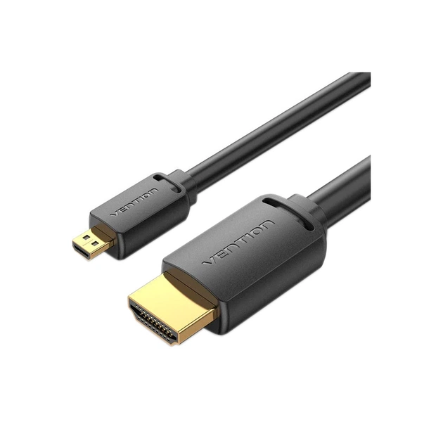 Кабель мультимедійний HDMI M to HDMI micro M 3.0m V2.0 4K 60Hz Vention (AGIBI) - picture 1