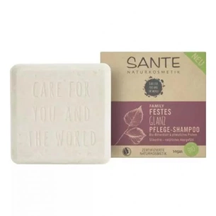 Твердий шампунь Sante Рослинні протеїни і Березове листя 60 г (4025089085034) зображення 1