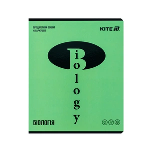 Зошит Kite предметний Bright 48 аркуші, клітинка, біологія (K25-240-17) зображення 1