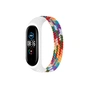 Ремінець до фітнес браслета BeCover Elastic Nylon Style для Xiaomi Mi Smart Band 5/6 (Size S) Rainbow (706143) - зменшене зображення 1