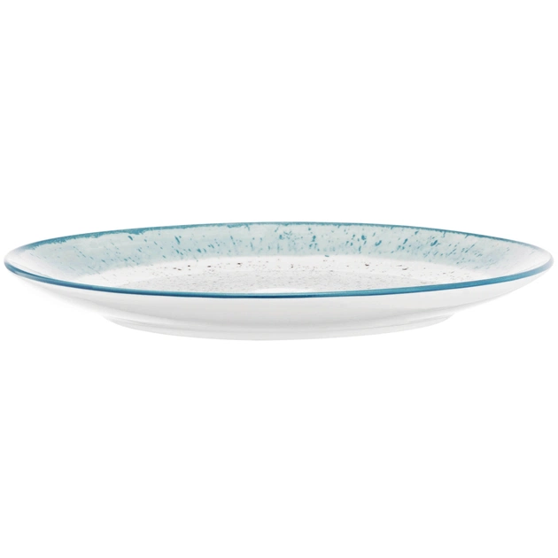 Тарілка Ardesto Siena, 27см, порцеляна, біло-блакитний (AR2927SWB) - picture 6