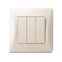 Вимикач Videx BINERA 3кл кремовий (VF-BNSW3-CR) - зменшене зображення 2