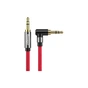 Кабель мультимедийный 3.5mm M to 3.5mm M 1.5m 90° corner red Essager (EYP35-WTA09) - уменьшенное изображение 1