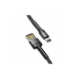 Дата кабель USB 2.0 AM to Lightning 2.0m Cafule grey+black Baseus (CALKLF-HG1) - уменьшенное изображение 3