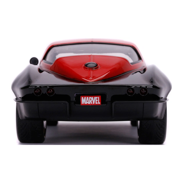 Машина Jada металева Марвел Месники Chevrolet Corvette (1966) + фігурка Чорної вдови 1:24 (253225014) - picture 11