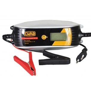 Зарядний пристрій для автомобільного акумулятора СИЛА цифровий імпульсивний 4А 6/12 В (900208) зображення 1