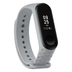 Ремінець до фітнес браслета Armorstandart Ribbed для Xiaomi Mi Band 4/3 Light Grey (ARM52103) зображення 1