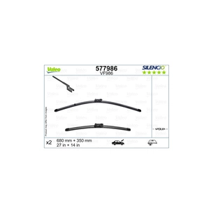 Щітка склоочисника Valeo 577986 зображення 1