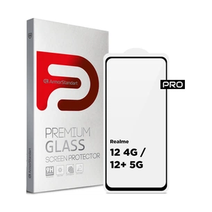 Скло захисне Armorstandart Pro Realme 12 4G / 12+ 5G Black (ARM79954) зображення 1