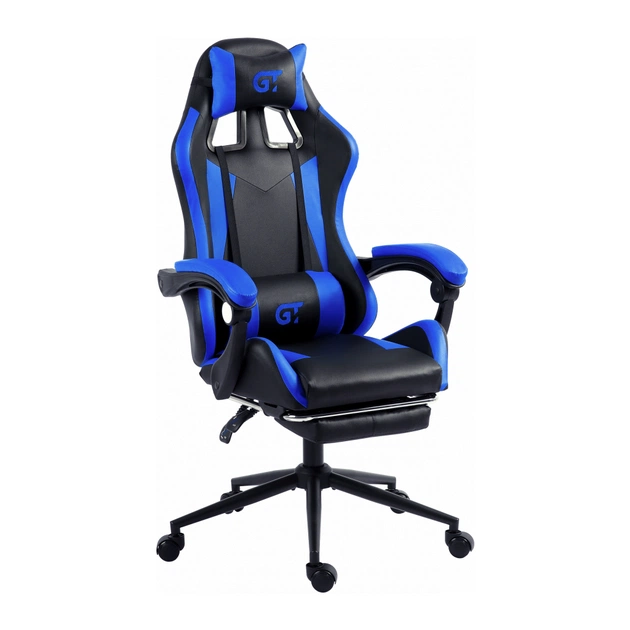 Крісло ігрове GT Racer X-2323 Black/Blue - зображення 1
