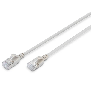 Патч-корд 10м, FTP, cat.6A, Sliim, AWG 32/7, Cu, LSZH, grey Digitus (DK-1632-A-100S) изображение 1