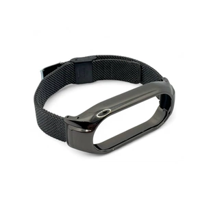 Ремешок для фитнес браслета BeCover Metal для Xiaomi Mi Smart Band 10 Black (713623) изображение 1