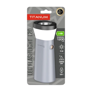 Ліхтар TITANUM 70Lm Gray (TLF-T20) зображення 1