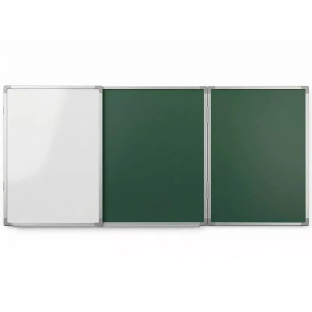 Шкільна дошка Sector магнітна крейдово-маркерна дошка 400х100 ( (КМ4010) - picture 1