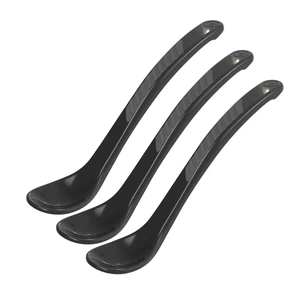 Набір дитячого посуду Twistshake 4+ ложок 3 шт чорні (78188) picture 1